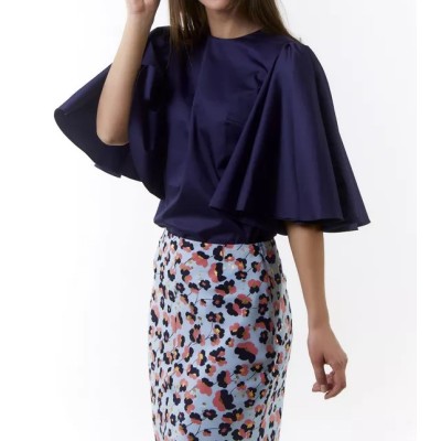 Clara Top Navy Blue