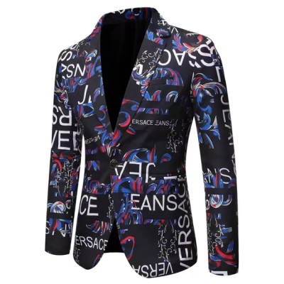 Blazer homme avec imprimé | costume | différentes couleurs | Viscose/Polyester