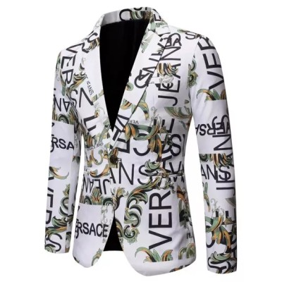 Blazer homme avec imprimé | costume | différentes couleurs | Viscose/Polyester