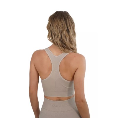 ¡Nuevo! Bustier deportivo de microfibra sin costuras Stark Soul® con sistema de correas RACER-BACK