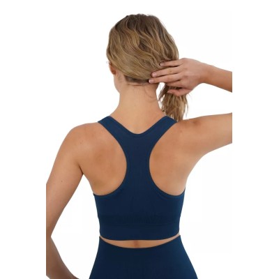 ¡Nuevo! Bustier deportivo de microfibra sin costuras Stark Soul® con sistema de correas RACER-BACK