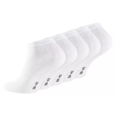 Calcetines deportivos unisex de algodón ® blancos de la serie ESSENTIAL en pack de 5