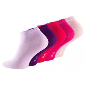 Chaussettes de sport unisexes en coton aux couleurs baies de la série ESSENTIAL en paquet de 5