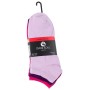 Unisex cotton sports socks in berry colors from the ESSENTIAL series in a pack of 5