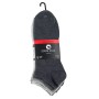 Chaussettes de sport unisexes en coton gris de la série ESSENTIAL en paquet de 5