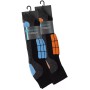 Chaussettes hautes pour sports d'hiver pour femmes avec zones d'amorti en paquet de 2