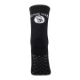 Unisex football socks with non-slip sole and ribbed cuffs