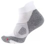 Unisex sports socks in sneaker design with heel protection in one package