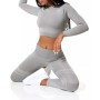 Women's Seamless Long Sleeve Sports Crop Top