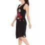 Black embroidered flowing dress PARNASSIA BLACK EMBROIDERED FLOWING DRESS