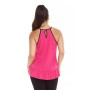 Pink sleeveless printed top PAPAVERO PINK SLEEVELESS PRINTED TOP