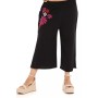 Black flowing pants PHOENIX BLACK FLOWING TROUSERS