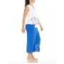 Women's long, wide blue pants MUSA LONG LARGE WOMEN'S TROUSERS