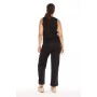 Straight black crepe pants ALOYSIA STRAIGHT BLACK CREPE TROUSERS