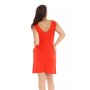 FLUID RED DRESS BRUNELLIA