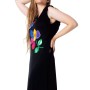 Black dress “TORNASOL” BLACK SLEEVELESS DRESS