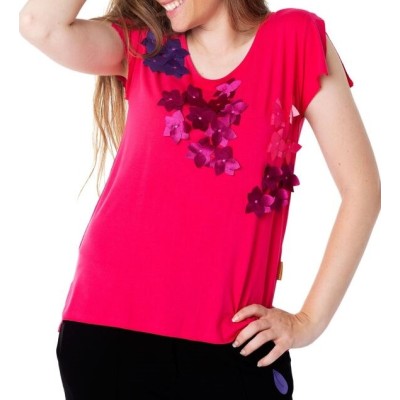 “DESTELLO” PINK SHORT-SLEEVED T-SHIRT