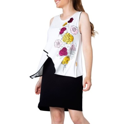 Robe double effet VESTIDO EFECTO DOBLE ESTAMPADO "CLARO DE LUNA"