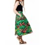 Midi skirt. IMPRESSIONISM PRINTED MIDI SKIRT