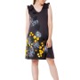 Embroidered printed dress “STAR” PRINTED AND EMBROIDERED DRESS