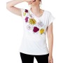 White t-shirt “TITILANTE” WHITE SHORT-SLEEVED TOP