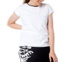 White and black t-shirt BLACK AND WHITE “MIRROR” SHORT-SLEEVED TOP