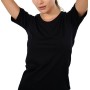 Camiseta deportiva mujer manga corta sin costuras - racer - camiseta para correr