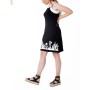 Black dress BLACK SLEEVELESS SKYLIGHT DRESS