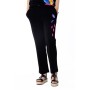 Women's pants BLACK CAPRI PANTS "SHINE"