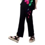 Women's pants BLACK CAPRI PANTS "SHINE"