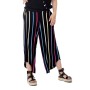 “RAIN” STRIPED FLUID TROUSERS