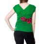 Camiseta TOP VERDE BORDADO LUCI