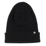 Gorro de punto unisex con vuelta y forro polar interior