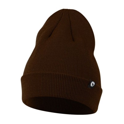 Gorro de punto unisex con vuelta y forro polar interior