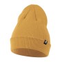 Gorro de punto unisex con vuelta y forro polar interior