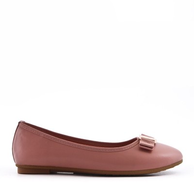 Comfortable faux leather ballerina