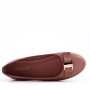 Comfortable faux leather ballerina