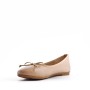 Comfortable faux leather ballerina