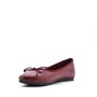 Comfortable faux leather ballerina