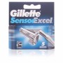 Gillette SENSOR EXCEL cargador 5 recambios