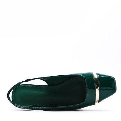 Ballerine confort en simili cuir