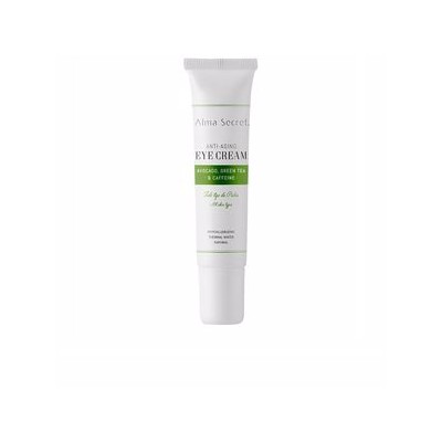 Alma Secret CREMA DE CONTORNOS ANTIEDAD con aguacate, té verde y cafeína 10 ml