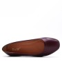 Ballerine confort en simili cuir