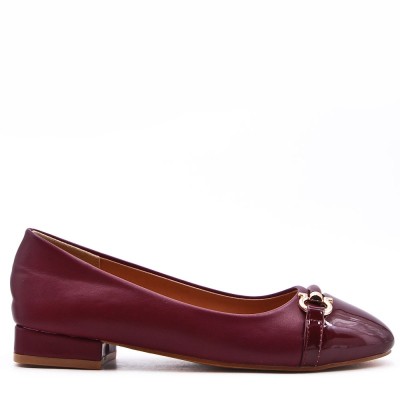 Ballerine confort en simili cuir