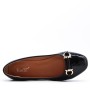 Ballerine confort en simili cuir