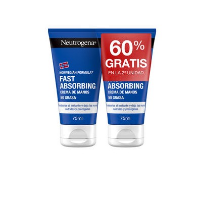 Neutrogena PACK CRÈME POUR LES MAINS À ABSORPTION RAPIDE 75 ml