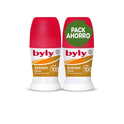 Byly PACK DÉO ROLL-ON EXTREM AGRUMES 100H