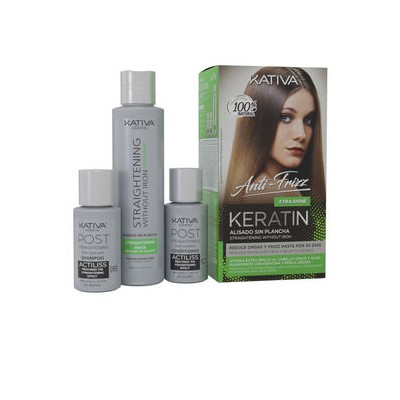 Kativa KERATIN ANTI-FRIZZ extra shine straightener 30 days 3u