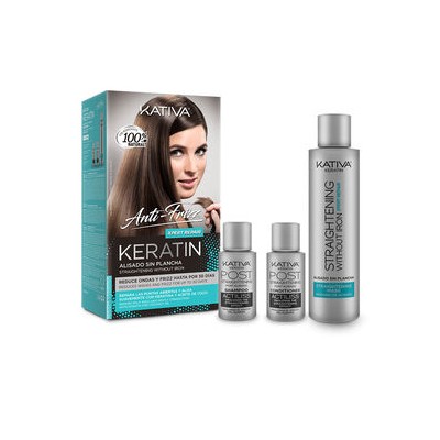 Kativa KERATIN ANTI-FRIZZ alisado sin plancha repara puntas 3U