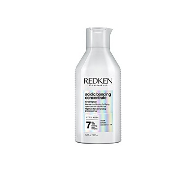 Redken ACIDIC BONDING CONCENTRATE Shampooing professionnel sans sulfate pour cheveux abîmés 300 ml